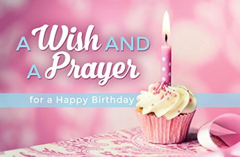 Packaged Postcards - Christian Birthday Post Cards - A Wish and a Prayer - KJV Scripture - Package of 25